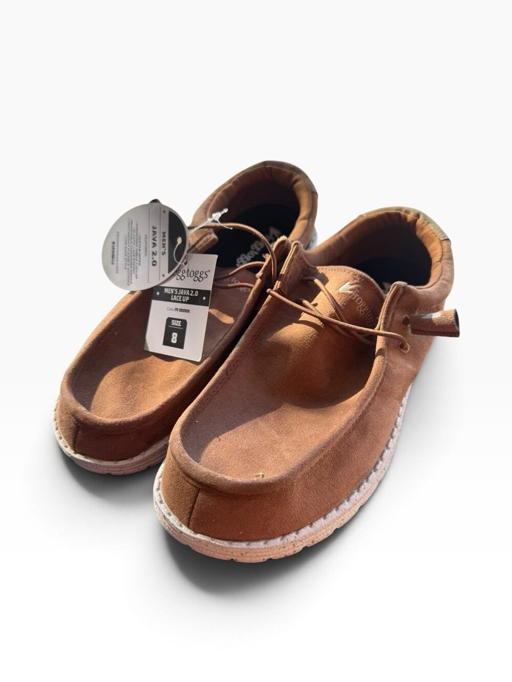 Men’s Frogg Togg Shoes Java 2.0 Size 8 NEW brown NWT